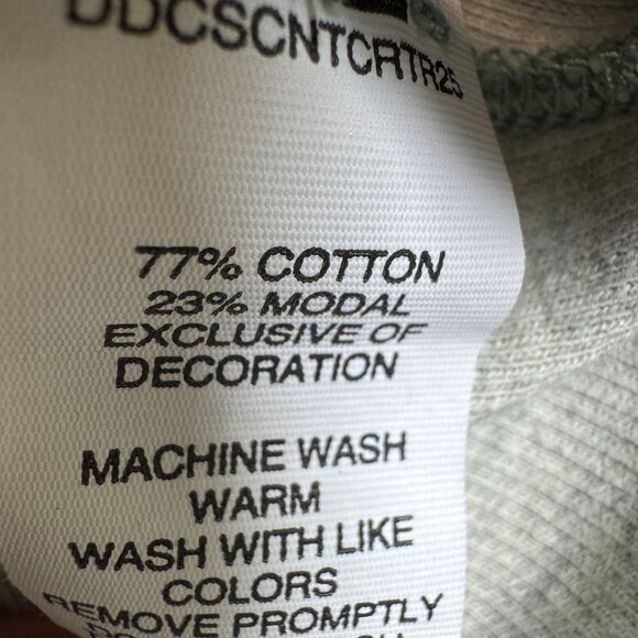 Cremieux Men's 1/4 Zip Pullover Sweater with Elbow Patches Cotton Blend Sage Gre - Picture 3 of 5